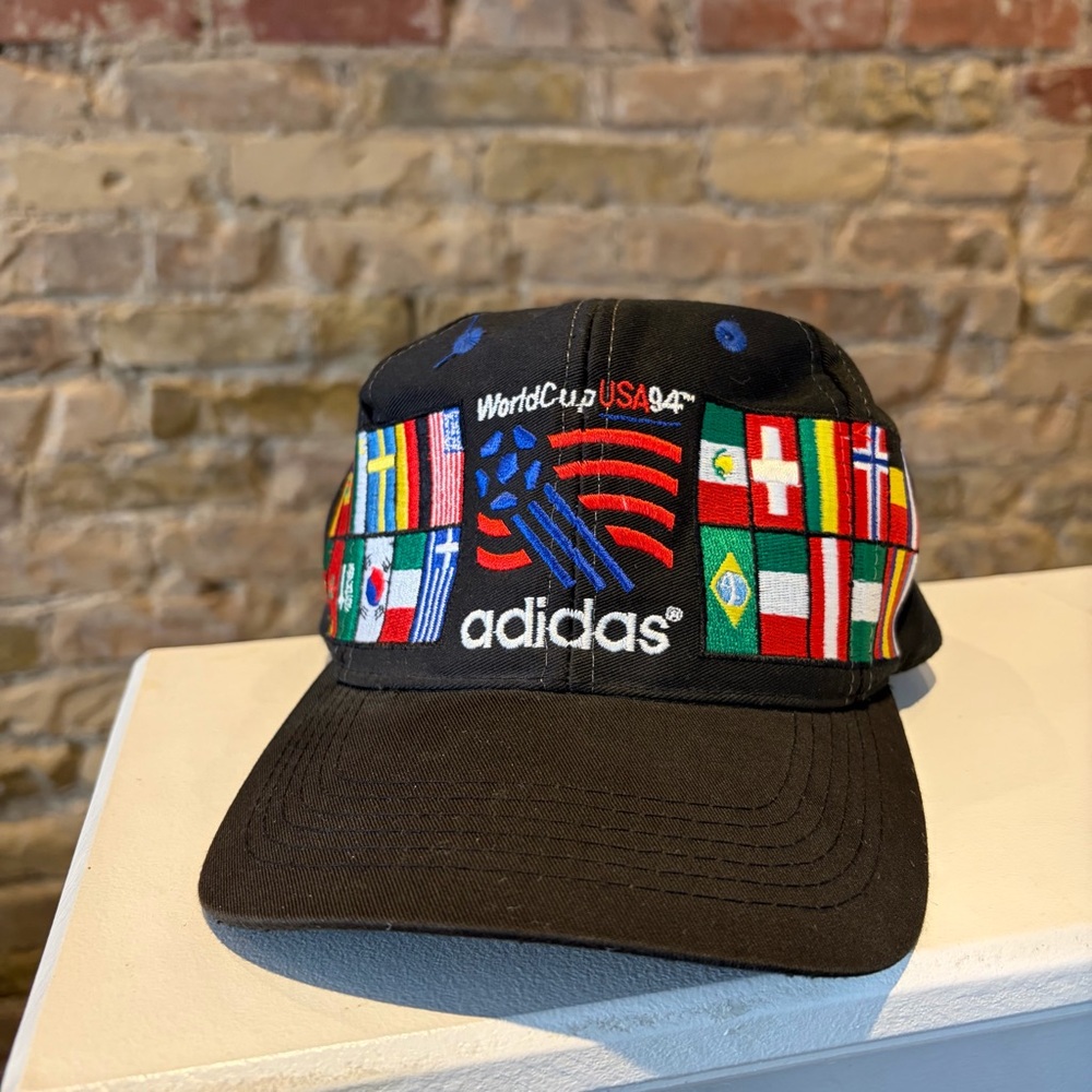 Adidas Black USA 94 FIFA World Cup Flag Cap